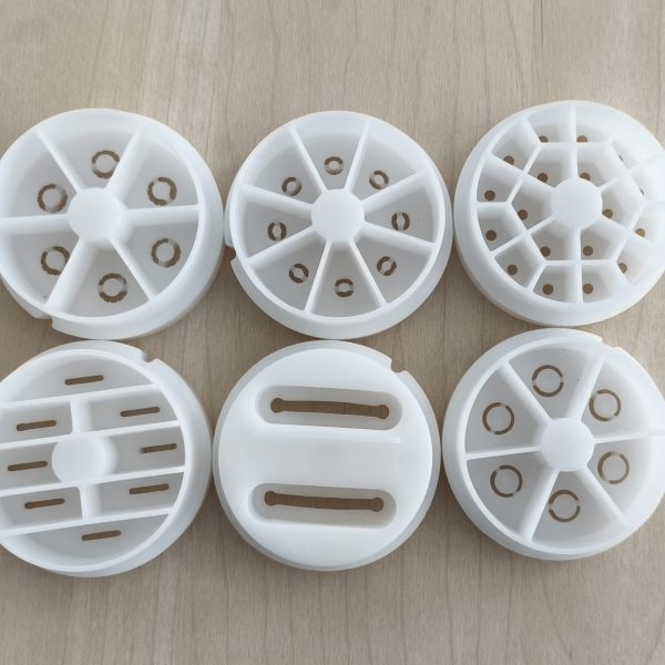 Set od 6 nastavaka za ekstrudiranje tjestenine - pribor za aparat za tjesteninu Cezar Chef